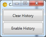 Chrome History Disabler Screenshot